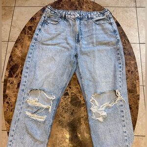 American Eagle mom straight jeans